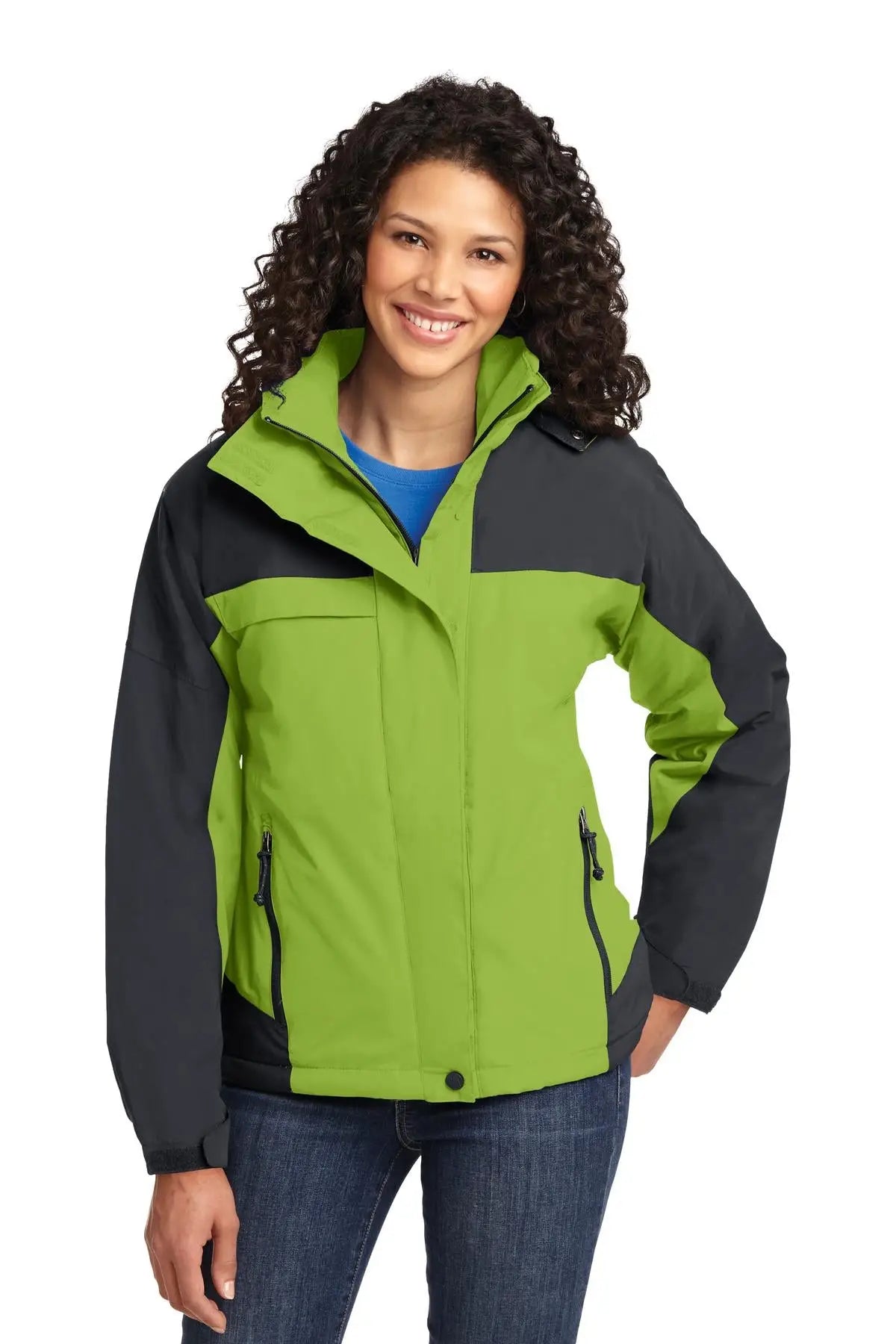 Port Authority L792 Women’s Nootka Jacket - Bright Pistachio Graphite - Pistachio/ / Ladies Xs