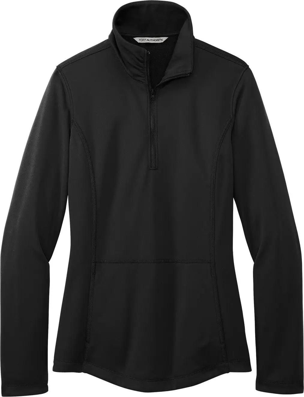 Port Authority L804 Women’s Smooth Fleece 1/4-zip - Deep Black