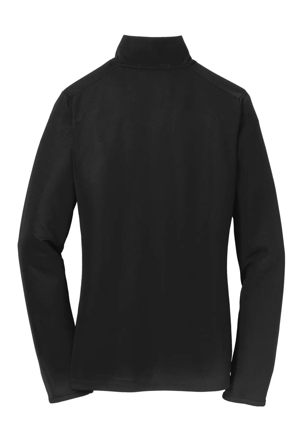 Port Authority L806 Women’s Pinpoint Mesh 1/2-zip - Black