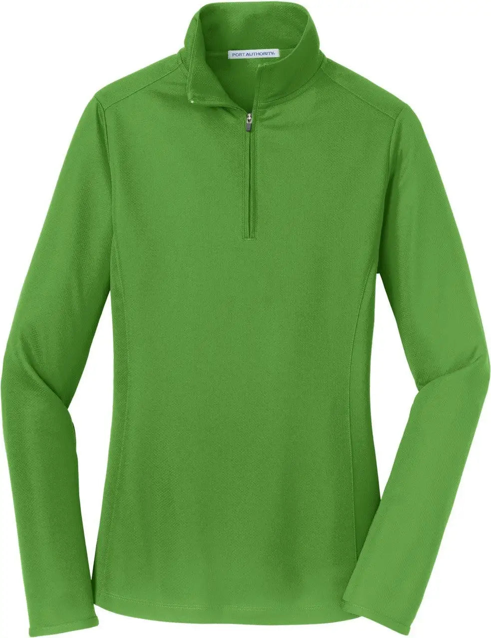 Port Authority L806 Women’s Pinpoint Mesh 1/2-zip - Treetop Green