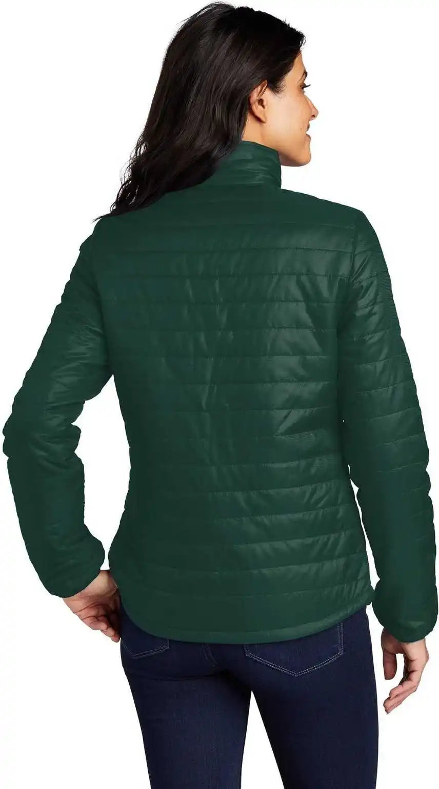 Port Authority L850 Authorityladies Packable Puffy Jacket - Tree Green Marine