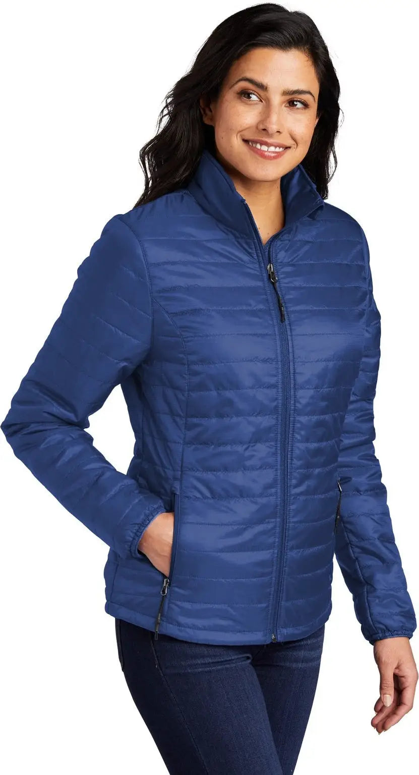 Port Authority L850 Women’s Packable Puffy Jacket - Cobalt Blue