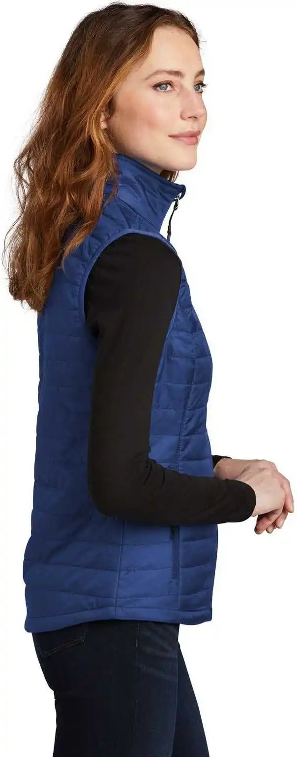 Port Authority L851 Ladies Packable Puffy Vest Cobalt Blue