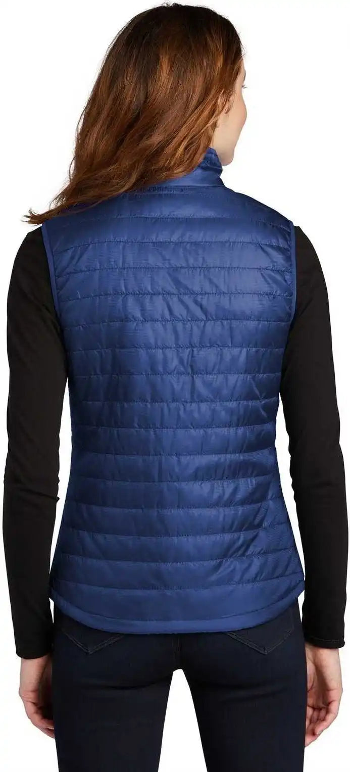 Port Authority L851 Ladies Packable Puffy Vest Cobalt Blue