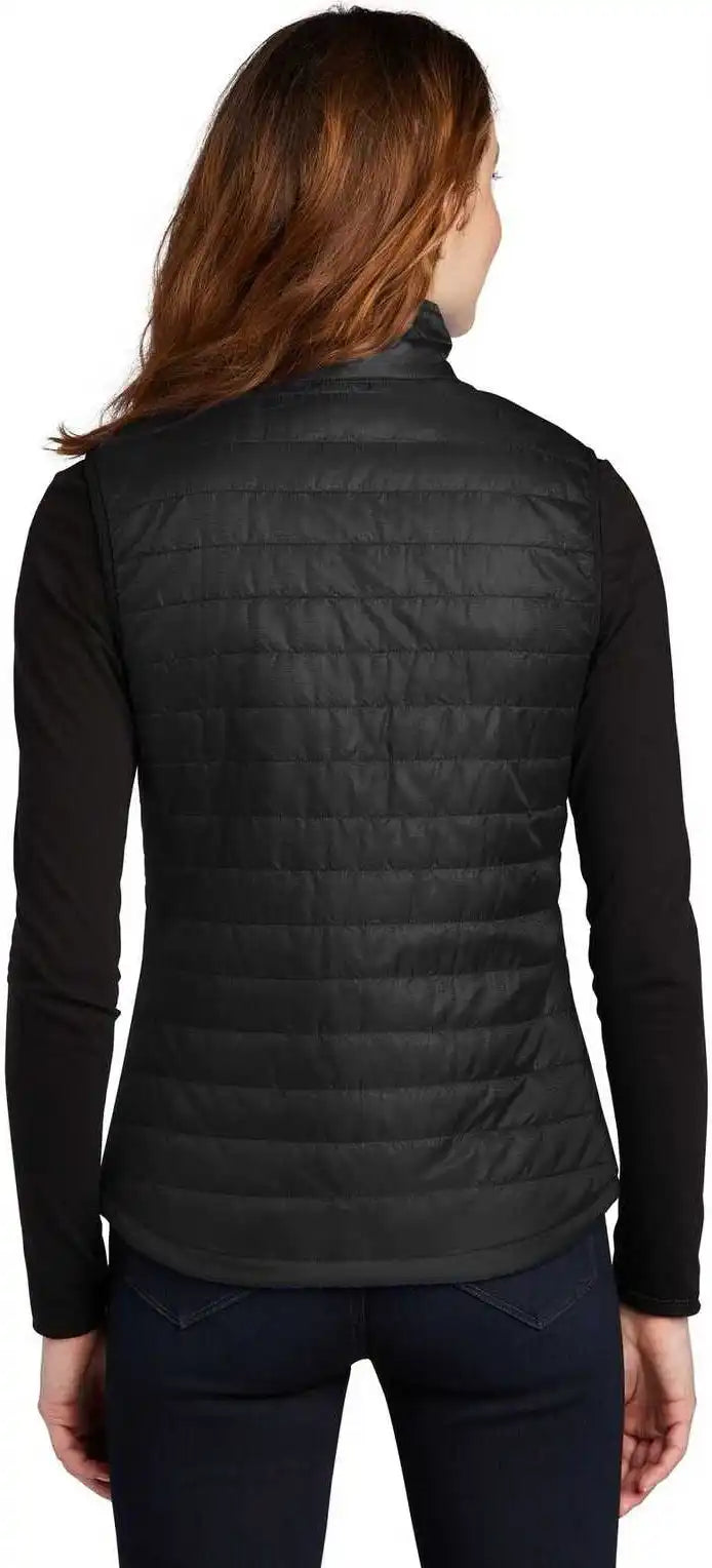 Port Authority L851 Ladies Packable Puffy Vest Deep Black