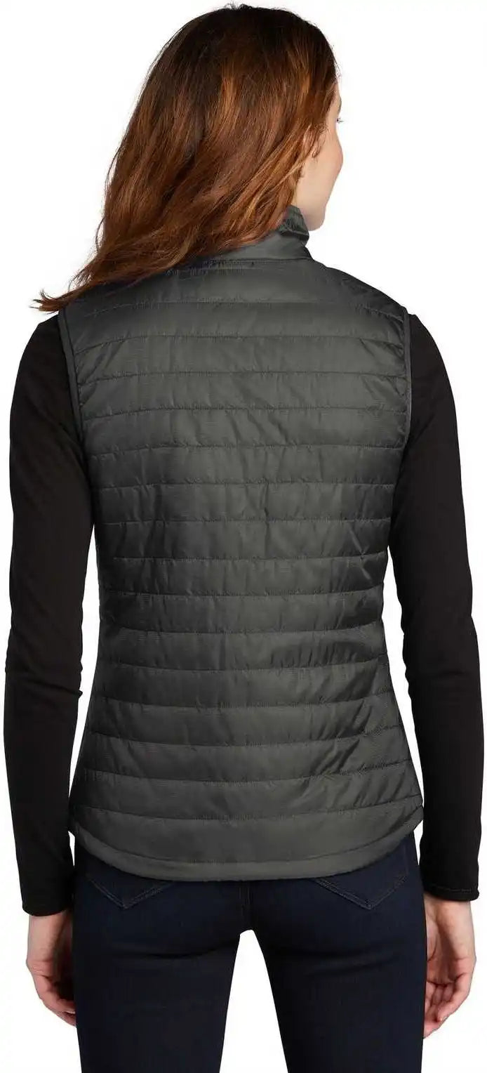 Port Authority L851 Ladies Packable Puffy Vest Sterling Gray Graphite