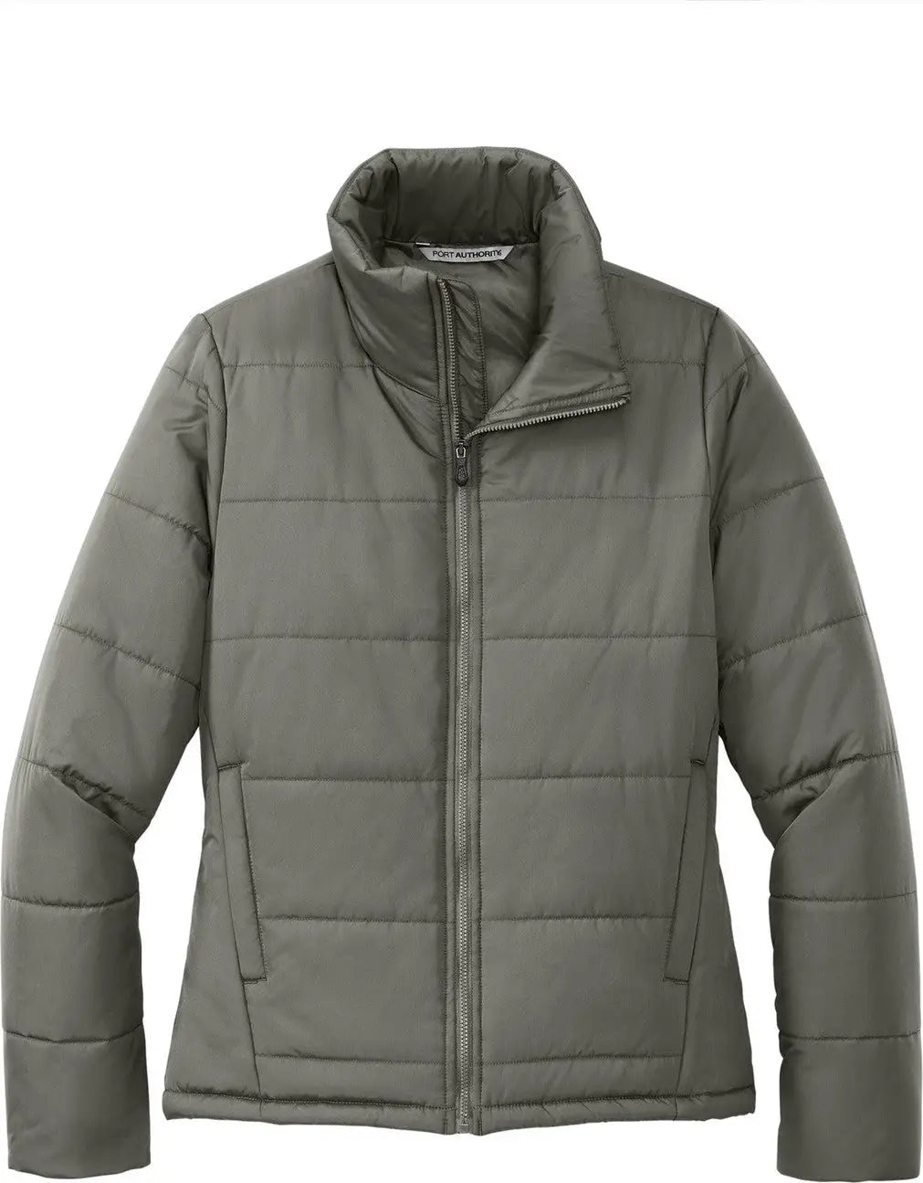 Port Authority L852 Women’s Puffer Jacket - Shadow Gray