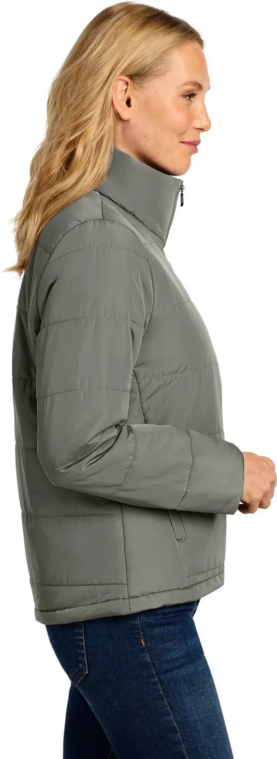 Port Authority L852 Women’s Puffer Jacket - Shadow Gray
