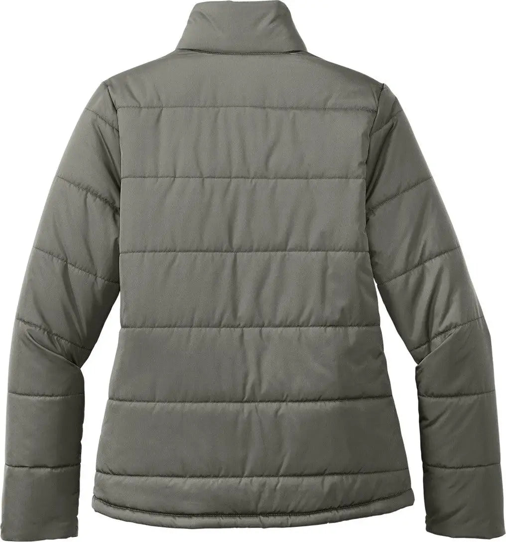 Port Authority L852 Women’s Puffer Jacket - Shadow Gray - Ladies Xs
