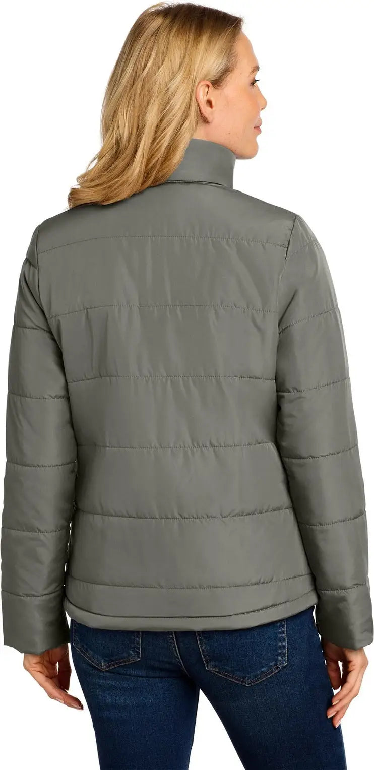 Port Authority L852 Women’s Puffer Jacket - Shadow Gray