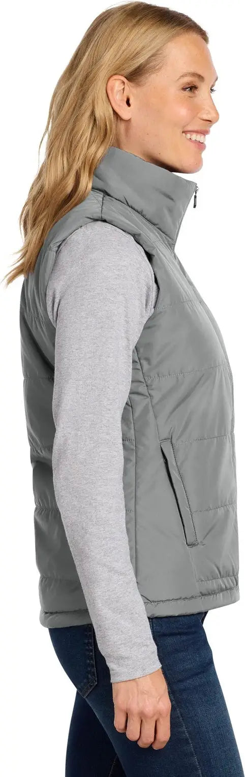 Port Authority L853 Women’s Puffer Vest - Shadow Gray
