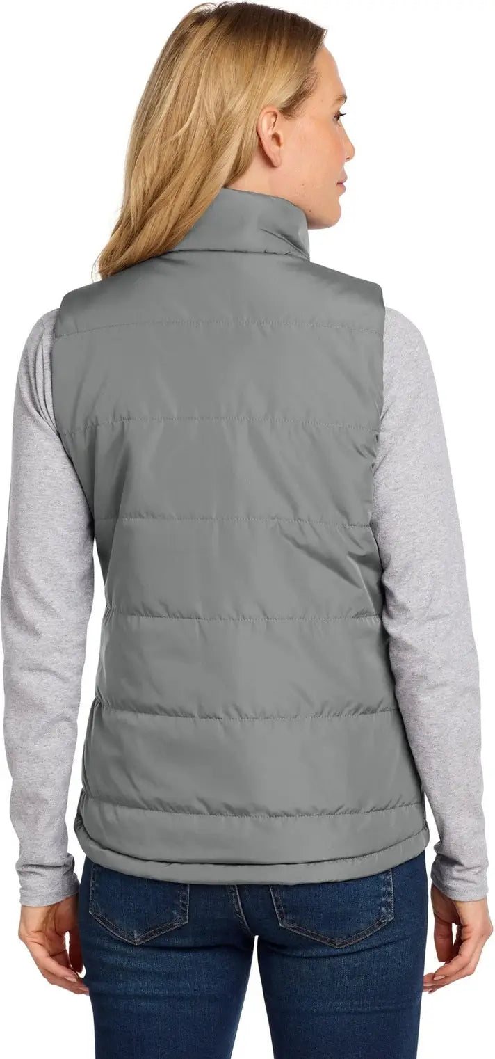 Port Authority L853 Women’s Puffer Vest - Shadow Gray