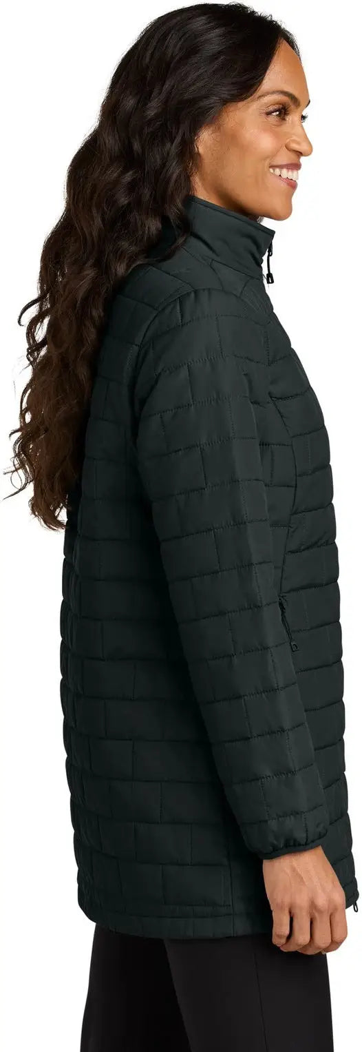 Port Authority L854 Women’s C-free Brick Jacket - Deep Black
