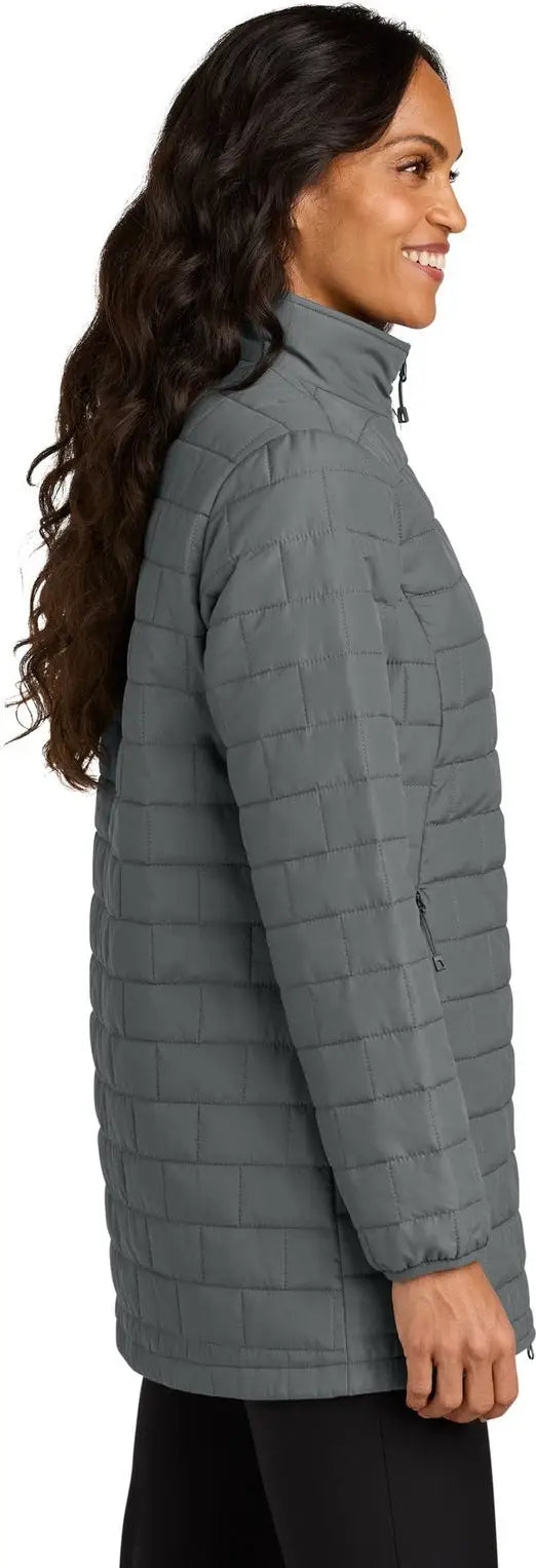 Port Authority L854 Women’s C-free Brick Jacket - Smoke Gray