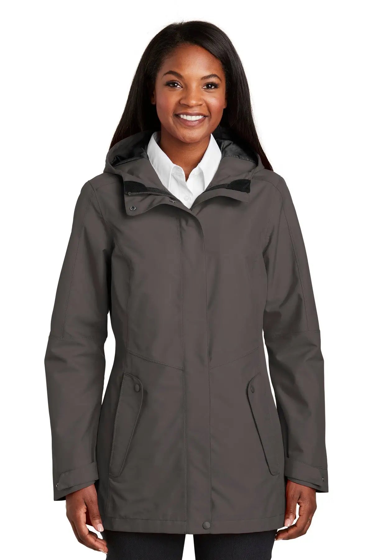 Port Authority L900 Women’s Collective Outer Shell Jacket - Graphite - Ladies Xs