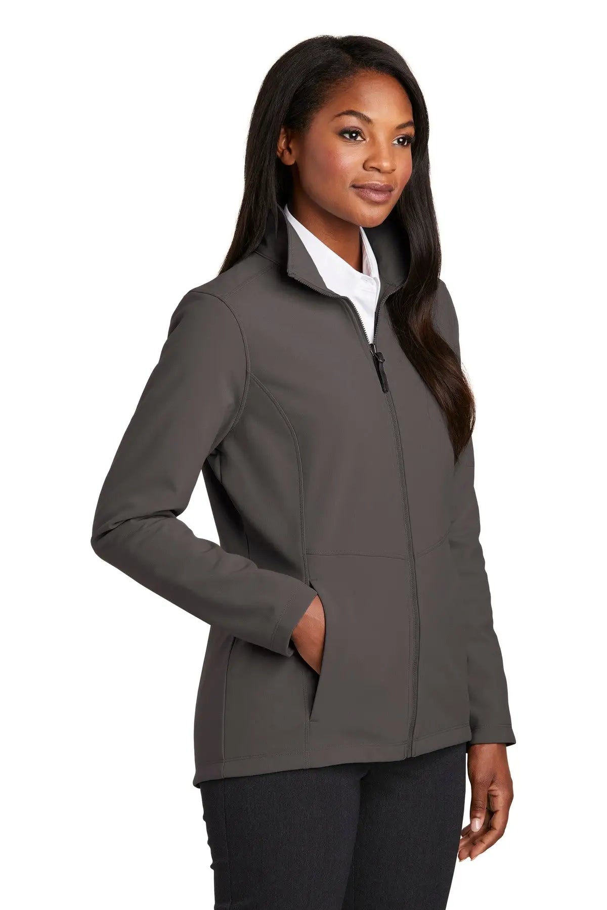 Port Authority L901 Women’s Collective Soft Shell Jacket - Graphite