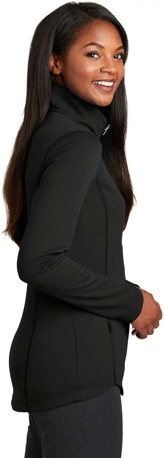 Port Authority L904 Ladies Collective Smooth Fleece Jacket - Deep Black