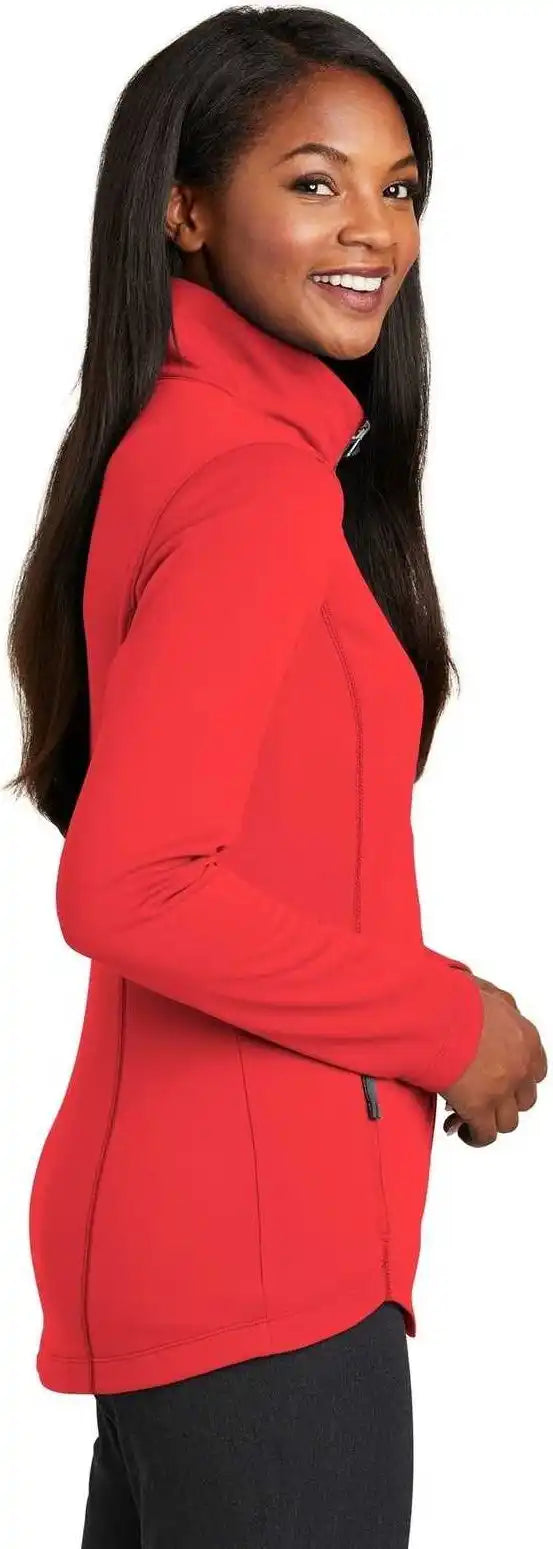 Port Authority L904 Ladies Collective Smooth Fleece Jacket - Red Pepper