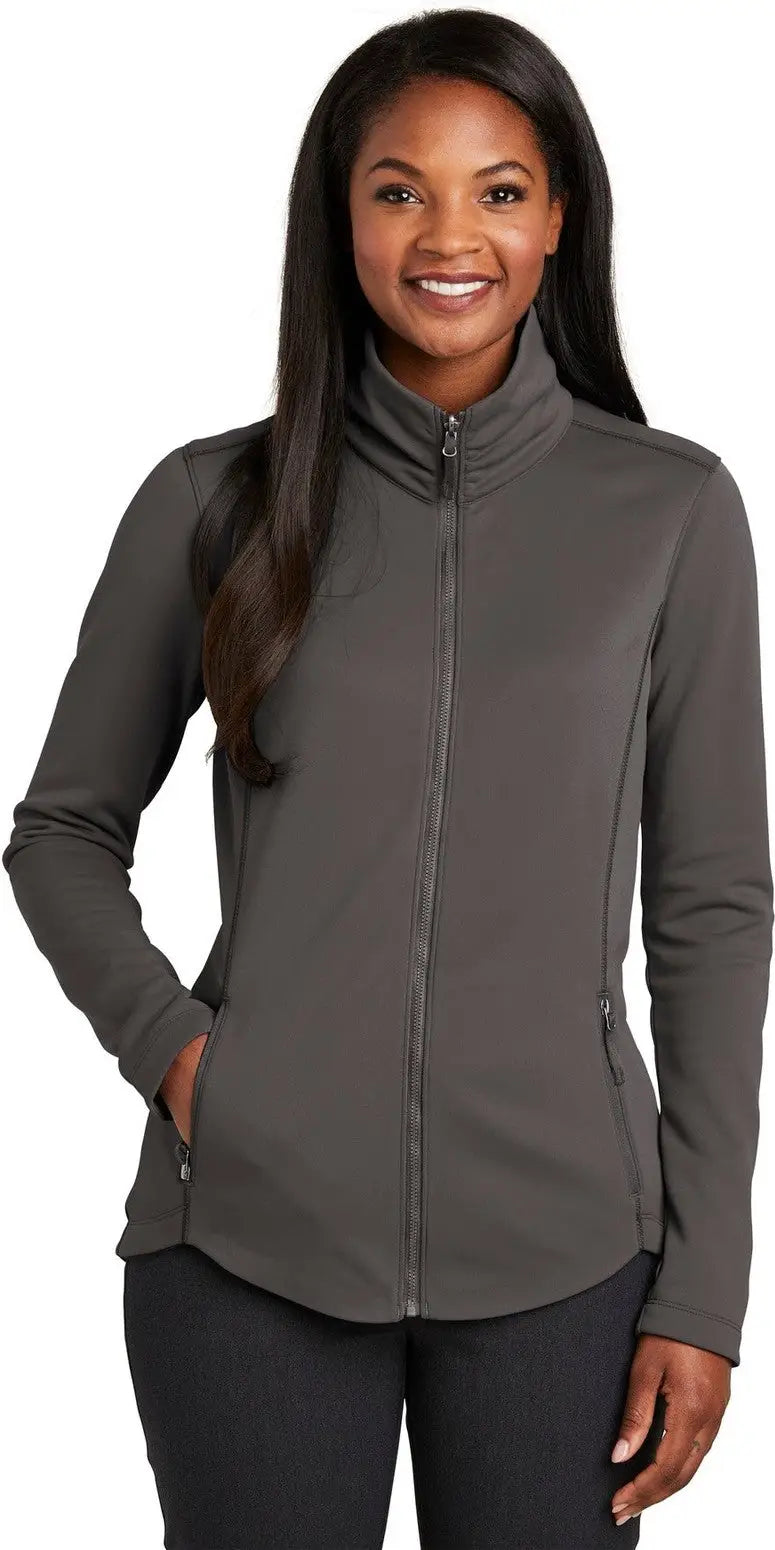 Port Authority L904 Women’s Collective Smooth Fleece Jacket - Graphite - Ladies Xs