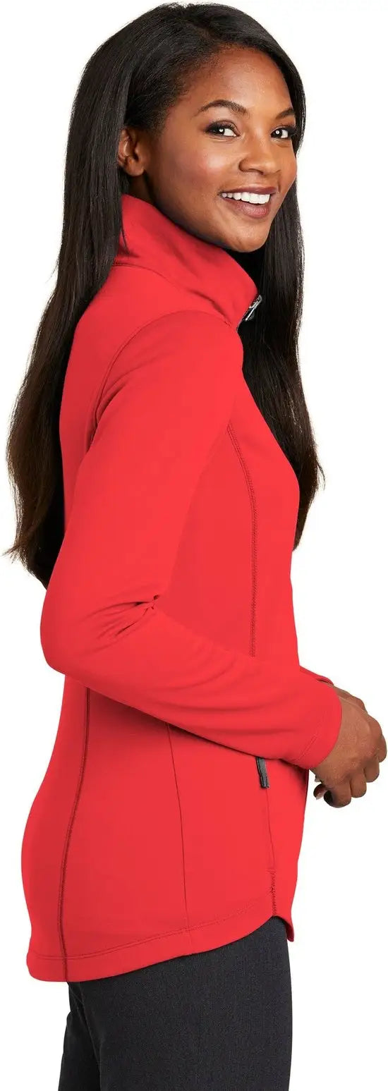 Port Authority L904 Women’s Collective Smooth Fleece Jacket - Red Pepper
