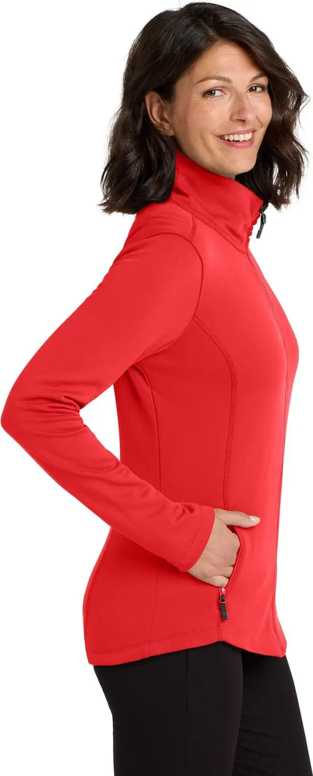 Port Authority L904 Women’s Collective Smooth Fleece Jacket - Red Pepper