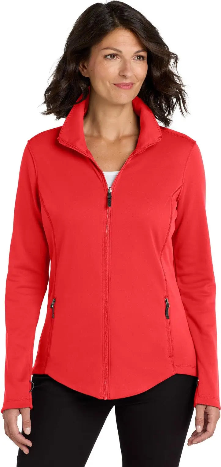 Port Authority L904 Women’s Collective Smooth Fleece Jacket - Red Pepper