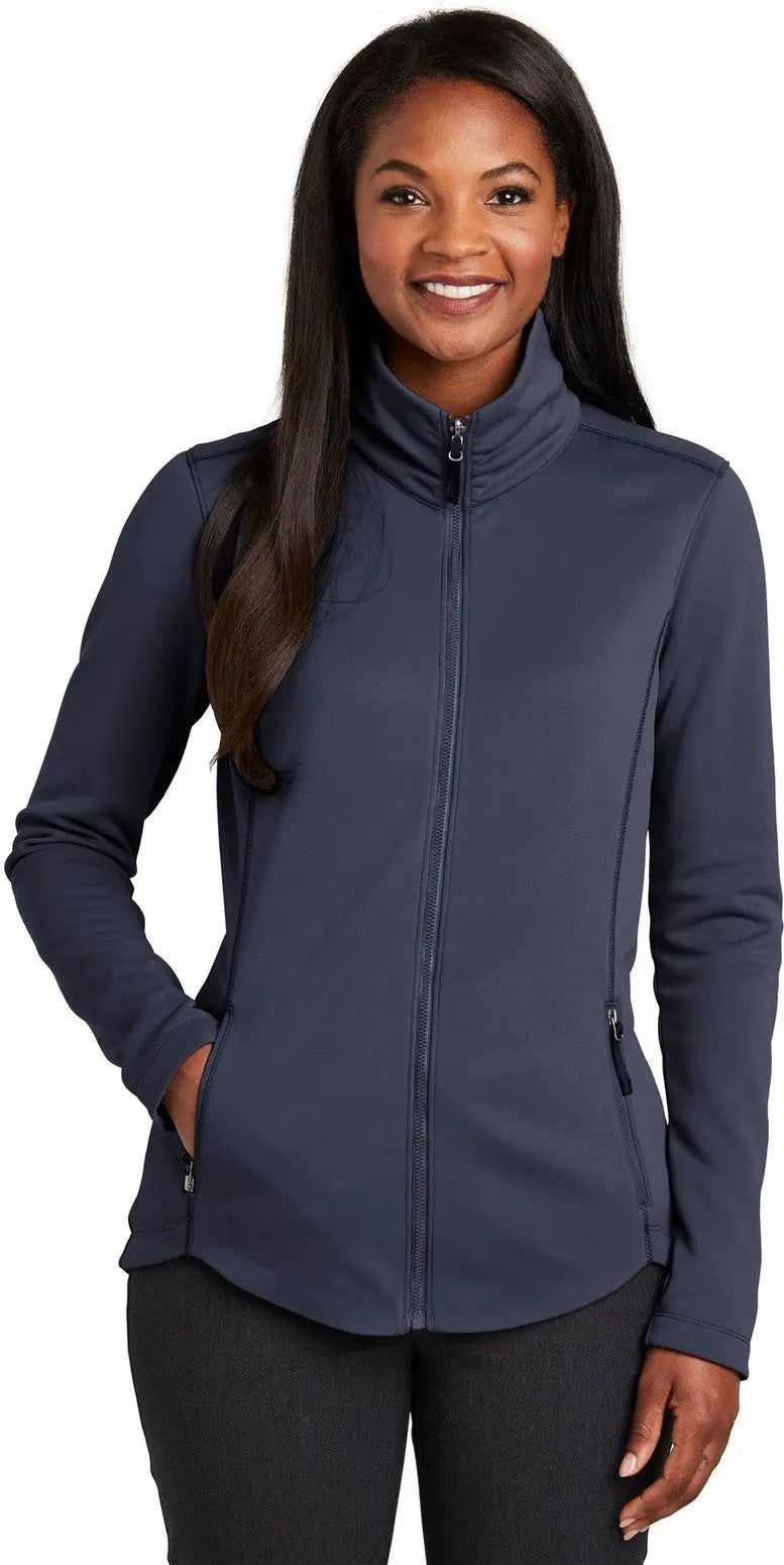 Port Authority L904 Women’s Collective Smooth Fleece Jacket - River Blue Navy - Ladies Xs