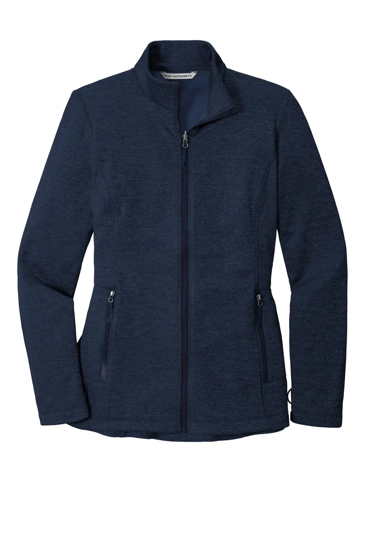 Port Authority L905 Women’s Collective Striated Fleece Jacket - River Blue Navy Heather