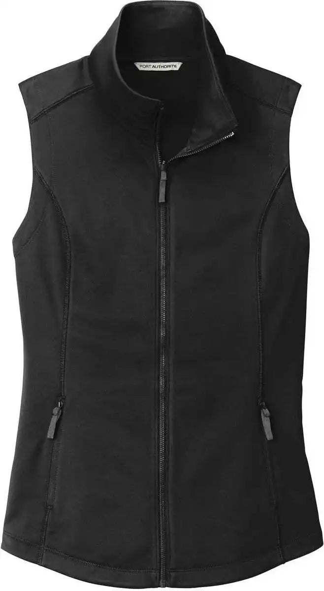 Port Authority L906 Ladies Collective Smooth Fleece Vest Deep Black