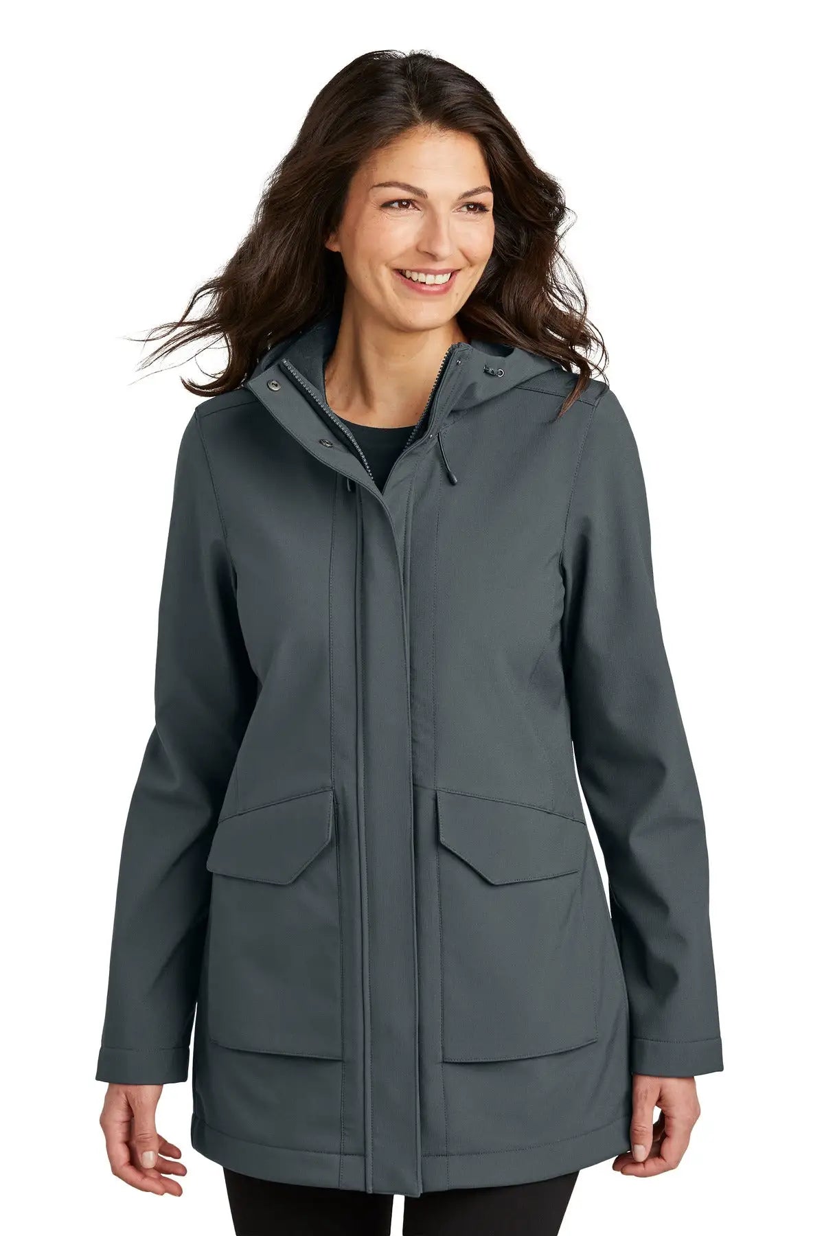 Port Authority L919 Women’s Collective Outer Soft Shell Parka - Graphite - Ladies Xs