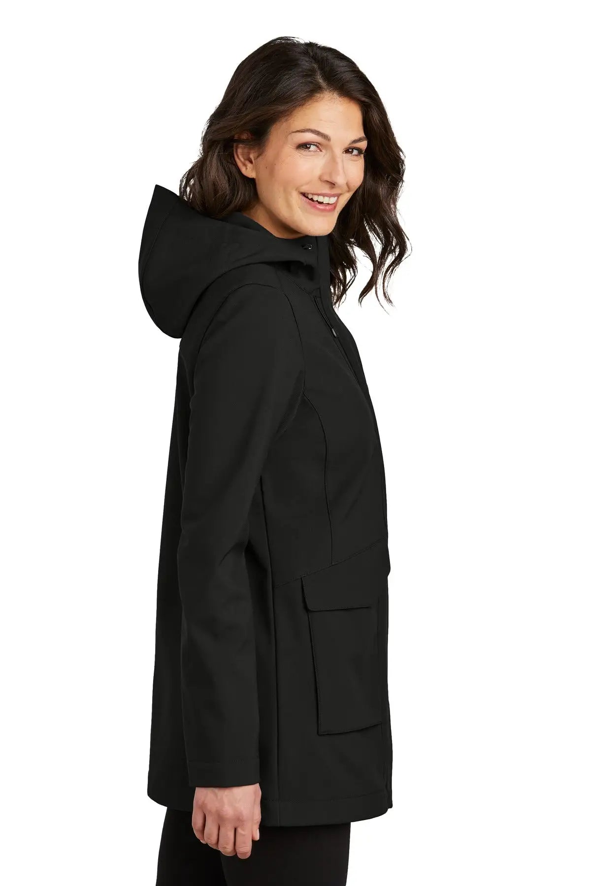 Port Authority L919 Women’s Collective Outer Soft Shell Parka - Deep Black