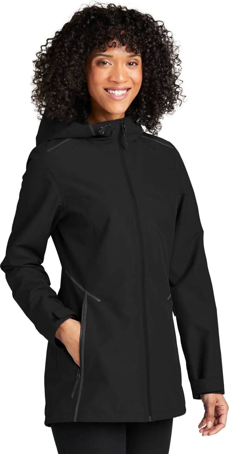 Port Authority L920 Women’s Collective Tech Outer Shell Jacket - Deep Black