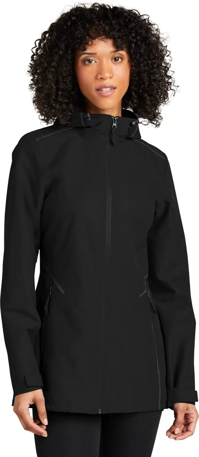 Port Authority L920 Women’s Collective Tech Outer Shell Jacket - Deep Black - Ladies Xs
