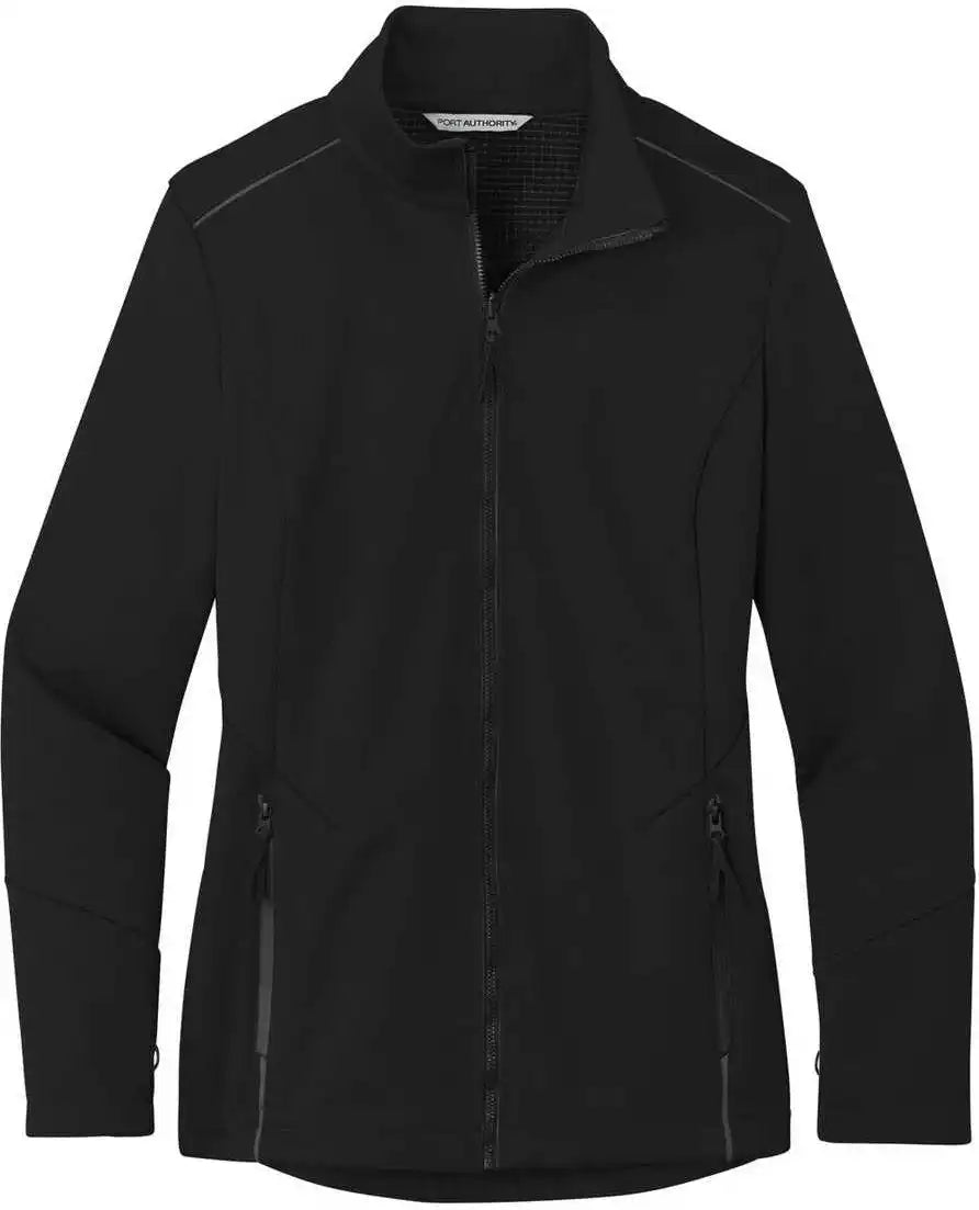 Port Authority L921 Ladies Collective Tech Soft Shell Jacket Deep Black