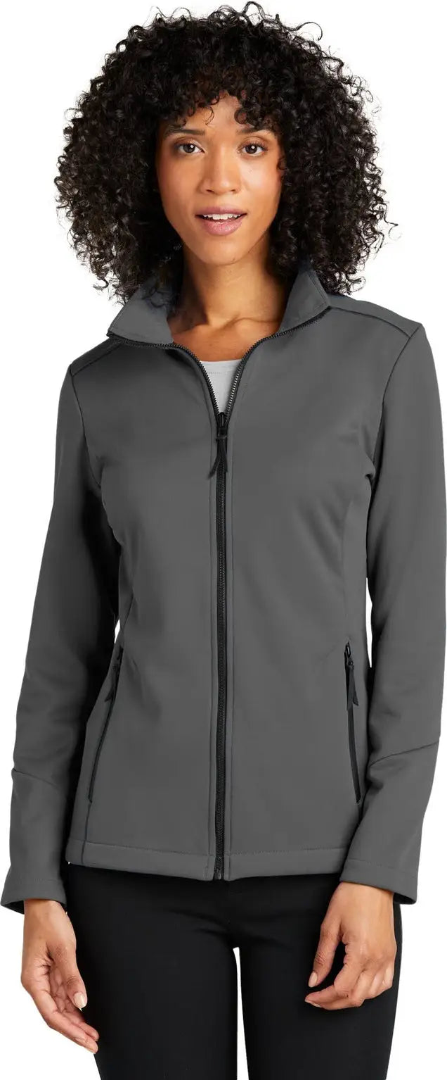 Port Authority L921 Women’s Collective Tech Soft Shell Jacket - Graphite - Ladies Xs