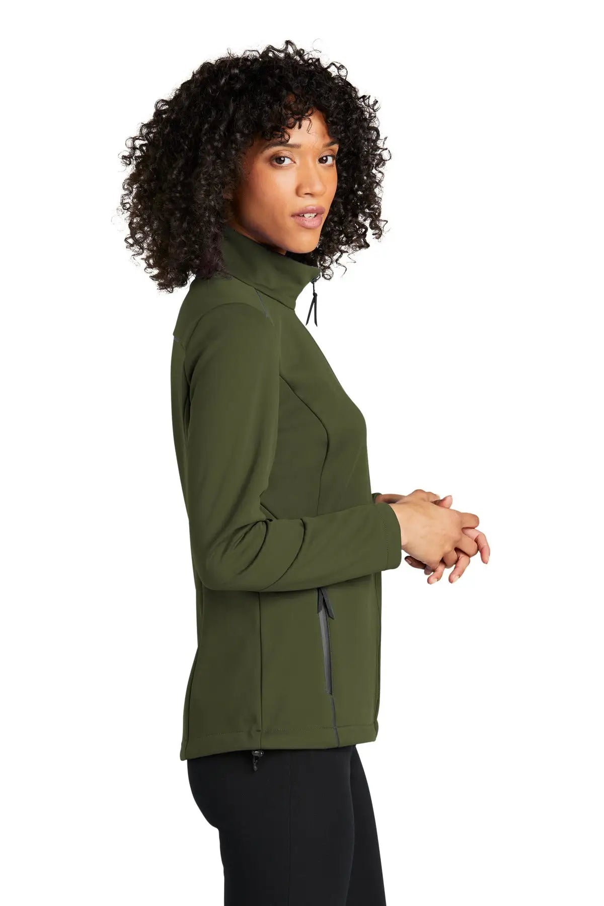 Port Authority L921 Women’s Collective Tech Soft Shell Jacket - Olive Green