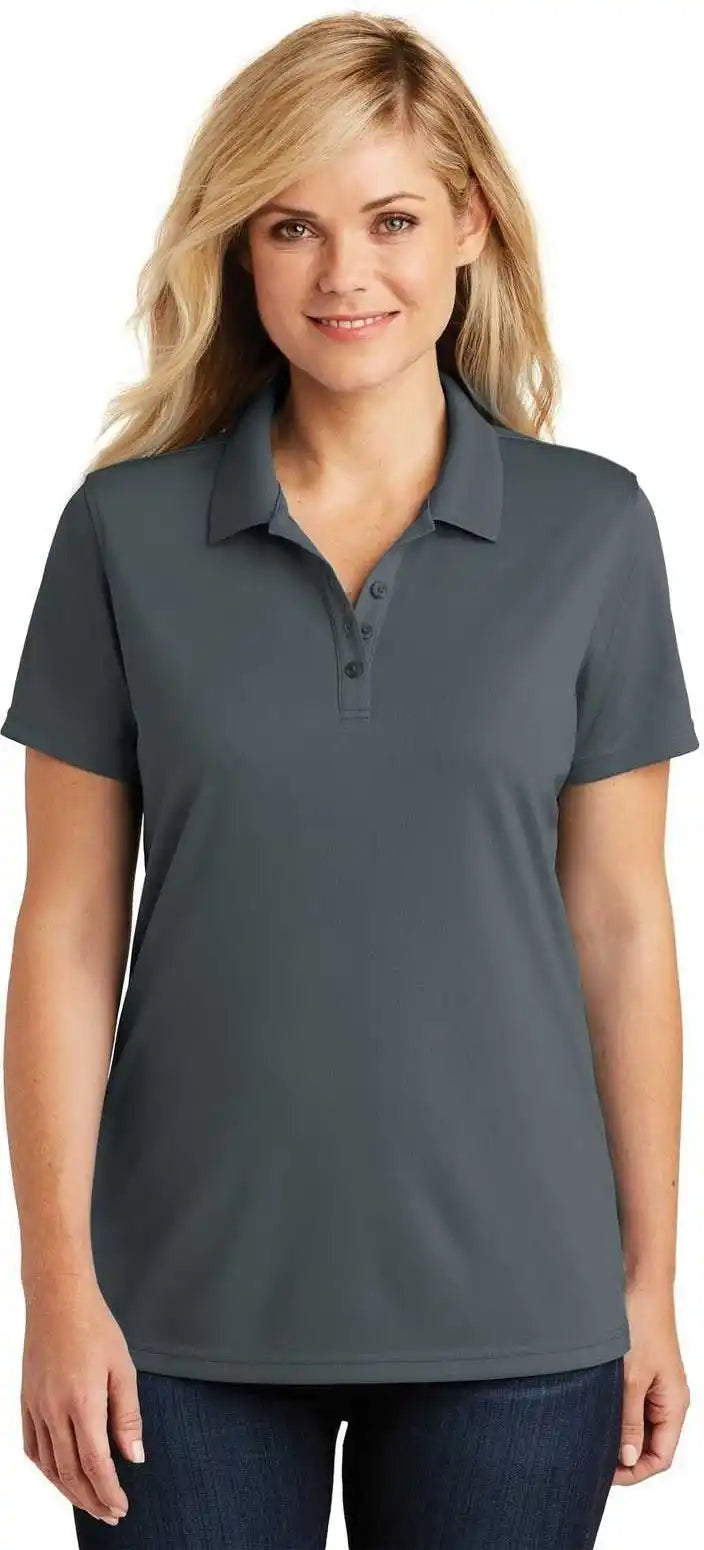 Port Authority Lk110 Ladies Dry Zone Uv Micro Mesh Polo Graphite