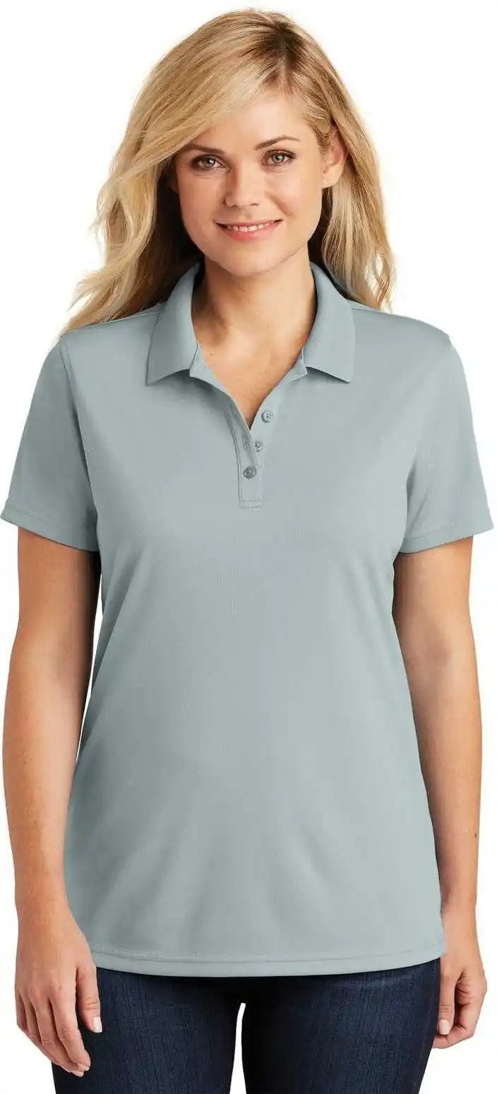 Port Authority Lk110 Ladies Dry Zone Uv Micro Mesh Polo Gusty Gray