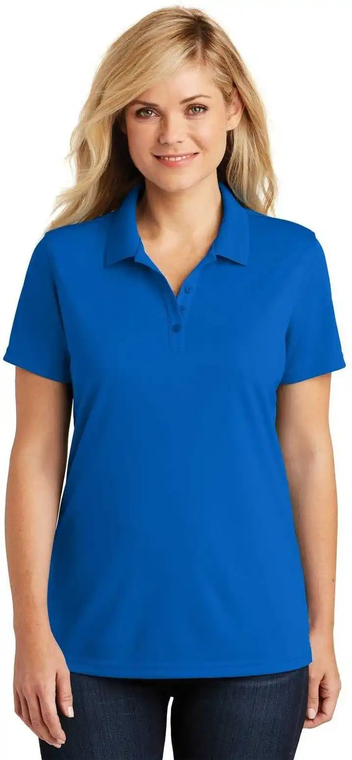 Port Authority Lk110 Ladies Dry Zone Uv Micro Mesh Polo True Royal