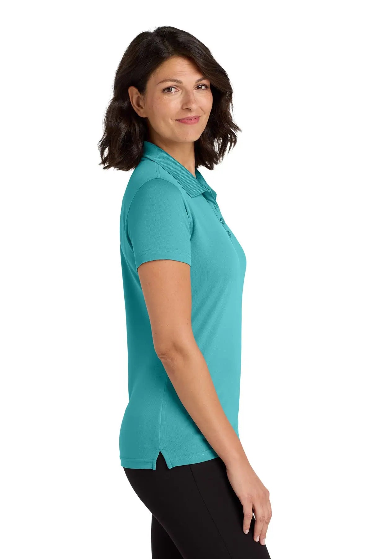 Port Authority Lk110 Women’s Dry Zone Uv Micro-mesh Polo - Aquamarine