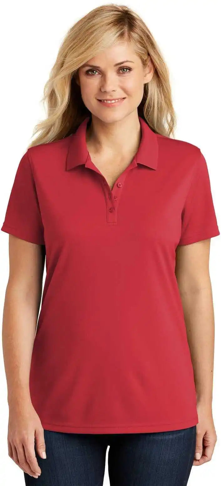 Port Authority Lk110 Women’s Dry Zone Uv Micro-mesh Polo - Rich Red