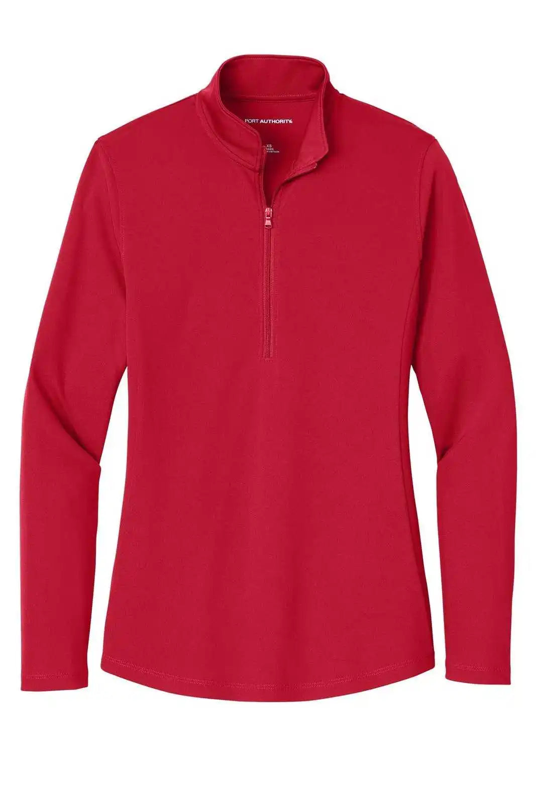 Port Authority Lk112 Women’s Dry Zone Uv Micro-mesh 1/4-zip - Rich Red