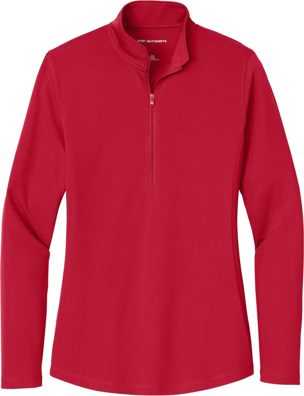 Port Authority Lk112 Women’s Dry Zone Uv Micro-mesh 1/4-zip - Rich Red