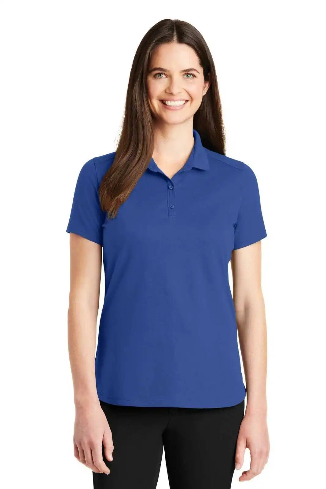 Port Authority Lk164 Ladies Superpro Knit Polo - True Blue