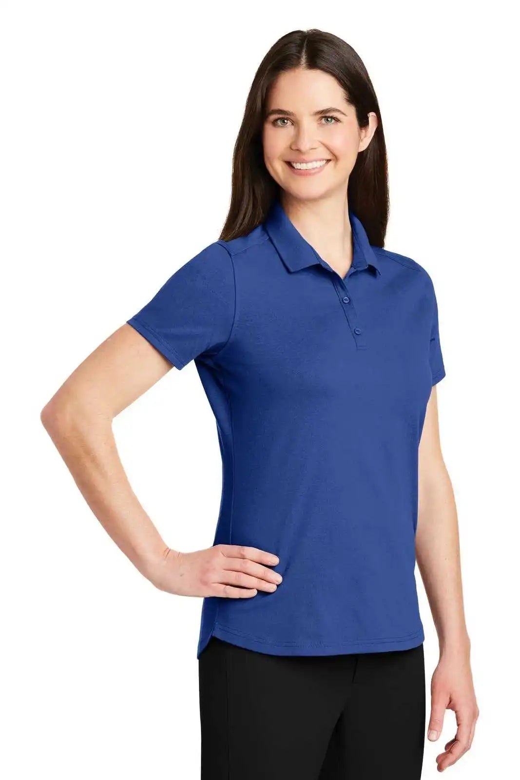 Port Authority Lk164 Ladies Superpro Knit Polo - True Blue