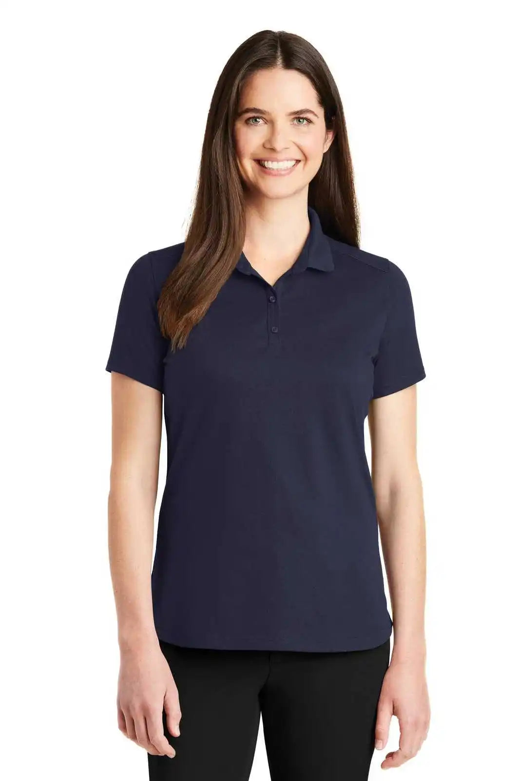 Port Authority Lk164 Ladies Superpro Knit Polo - True Navy