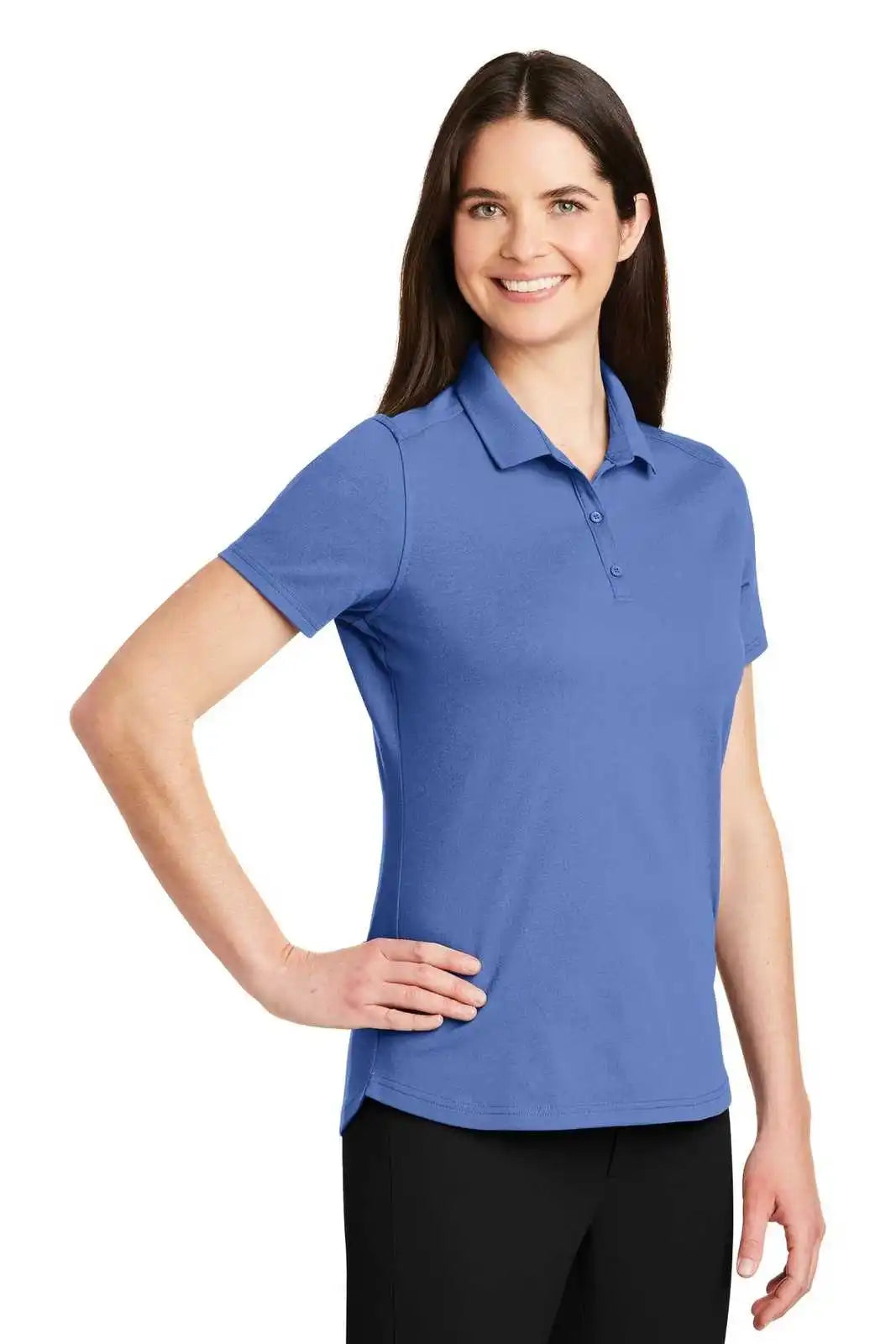 Port Authority Lk164 Ladies Superpro Knit Polo - Ultramarine Blue