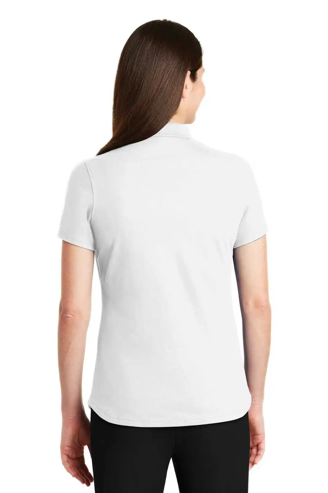 Port Authority Lk164 Ladies Superpro Knit Polo - White