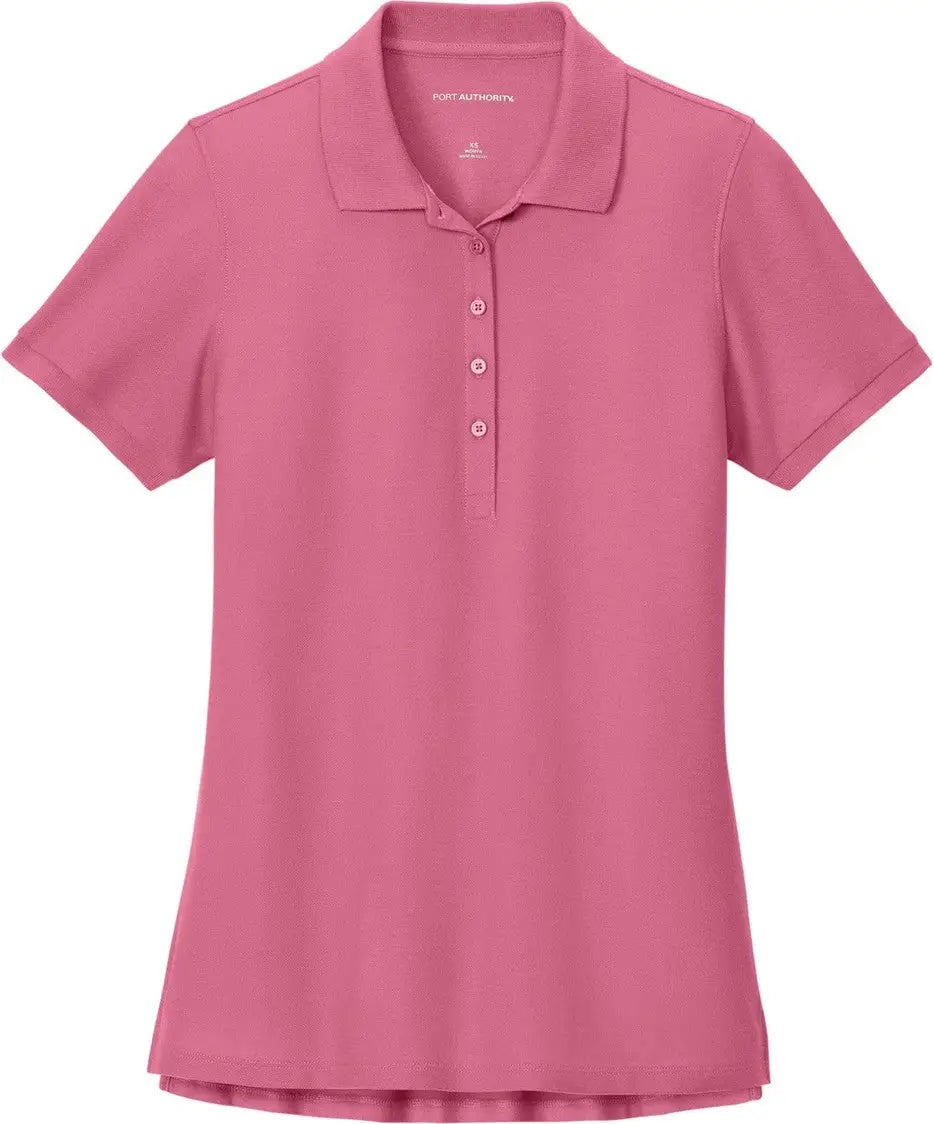 Port Authority Lk200 Women’s Wearever Signature Pique Polo - Awareness Pink