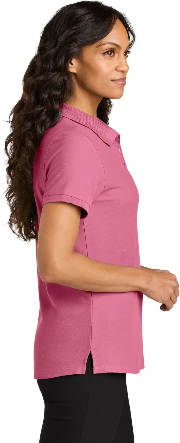 Port Authority Lk200 Women’s Wearever Signature Pique Polo - Awareness Pink